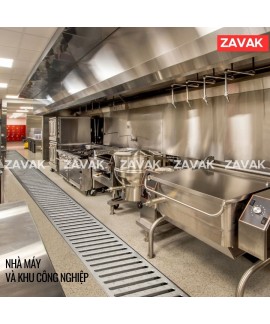 Rãnh Thoát Nước Inox 304 ZAVAK Grating GRT-AX257 (modun 1.2m)